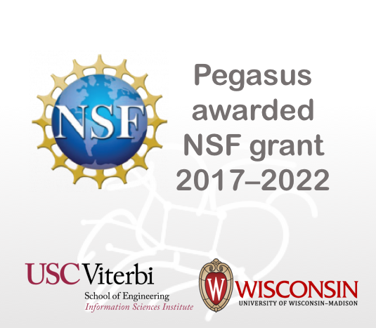 Pegasus receives continued support from the National Science Foundation
